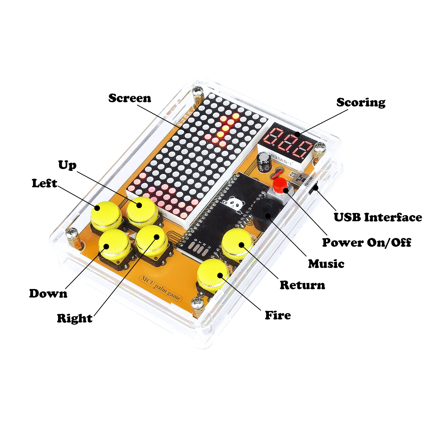 Kit de jogo diy retro clássico eletrônico solda tranning conjunto